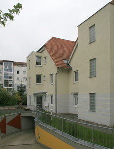 Tiefgarageneinfahrt